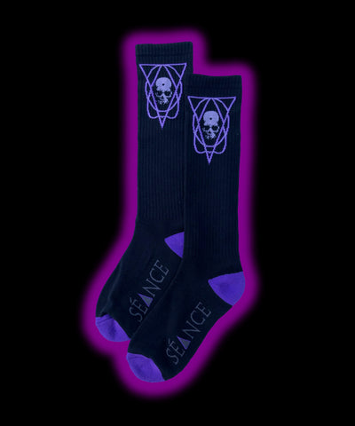 Logo Socks in Purple